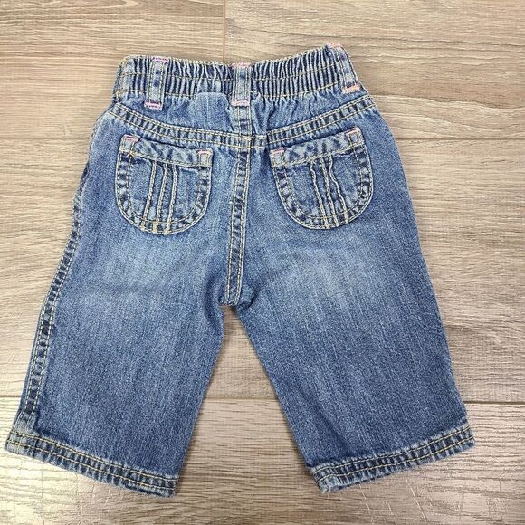 LOT of Baby Girl Jeans and Short Sleeve Onesie Size 0-3 months - Picture 5 of 16